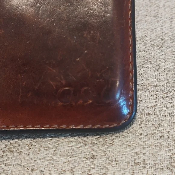 Dark Brown Everyday Bifold Wallet - Clayton and Crume Used Initials On Front* - Picture 8 of 8